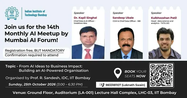 14th Mumbai AI Meetup poster