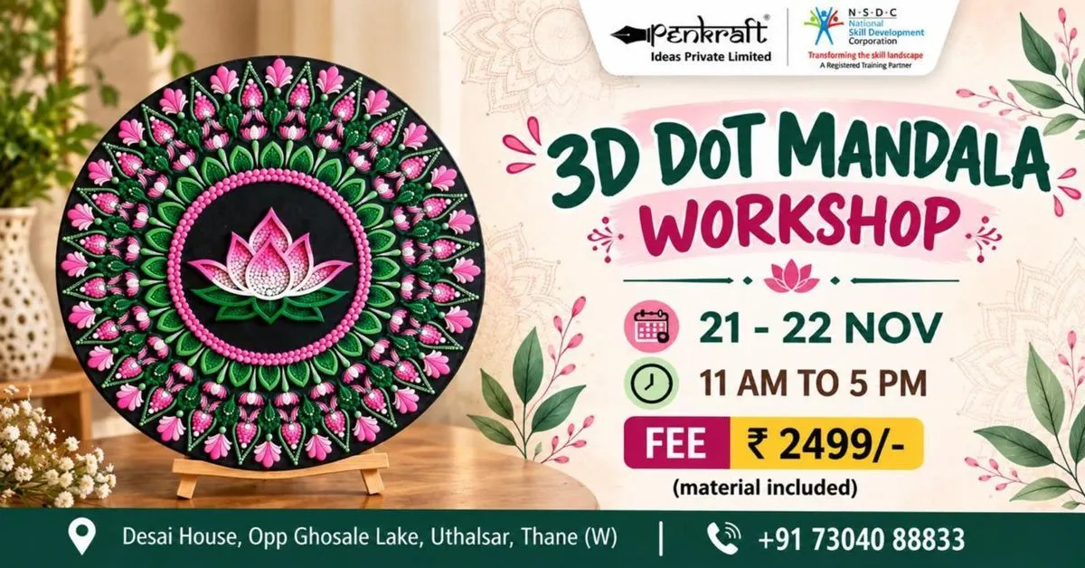 3D Dot Mandala Workshop
