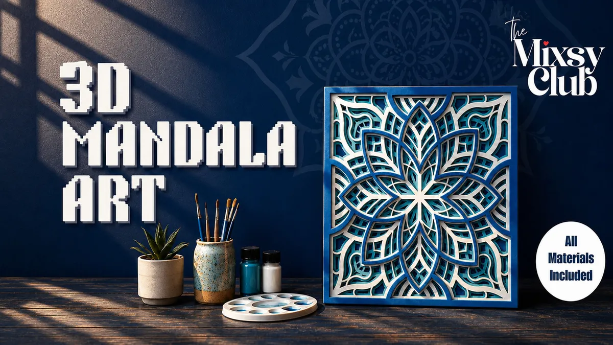 3D Mandala Art
