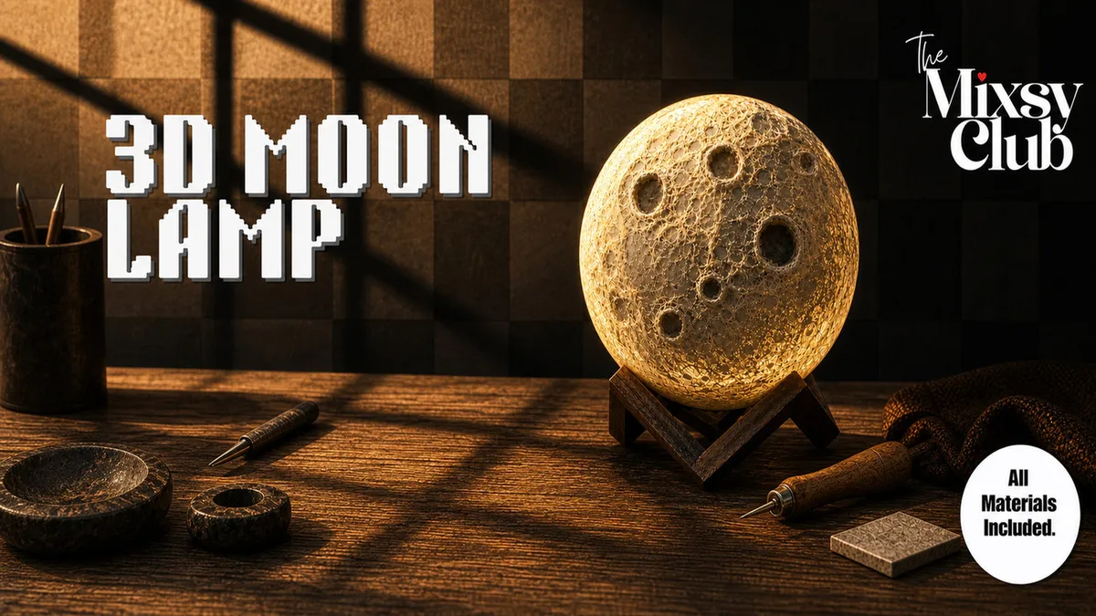 3D Moon Lamp