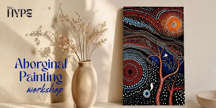 Aboriginal Painting poster