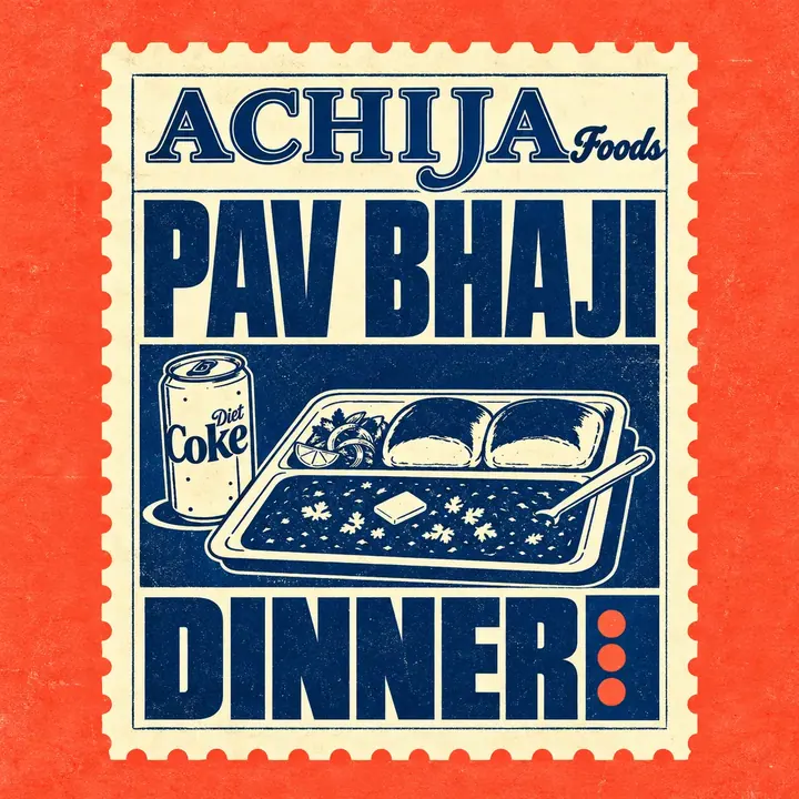 Achija Pav Bhaji Meetup poster