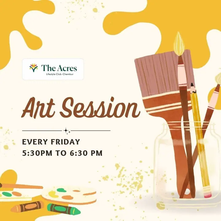 Art Session at The Acres Club poster