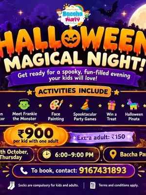 Baccha Party Powai Halloween Bash poster
