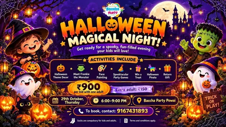 Baccha Party Powai Halloween Bash poster