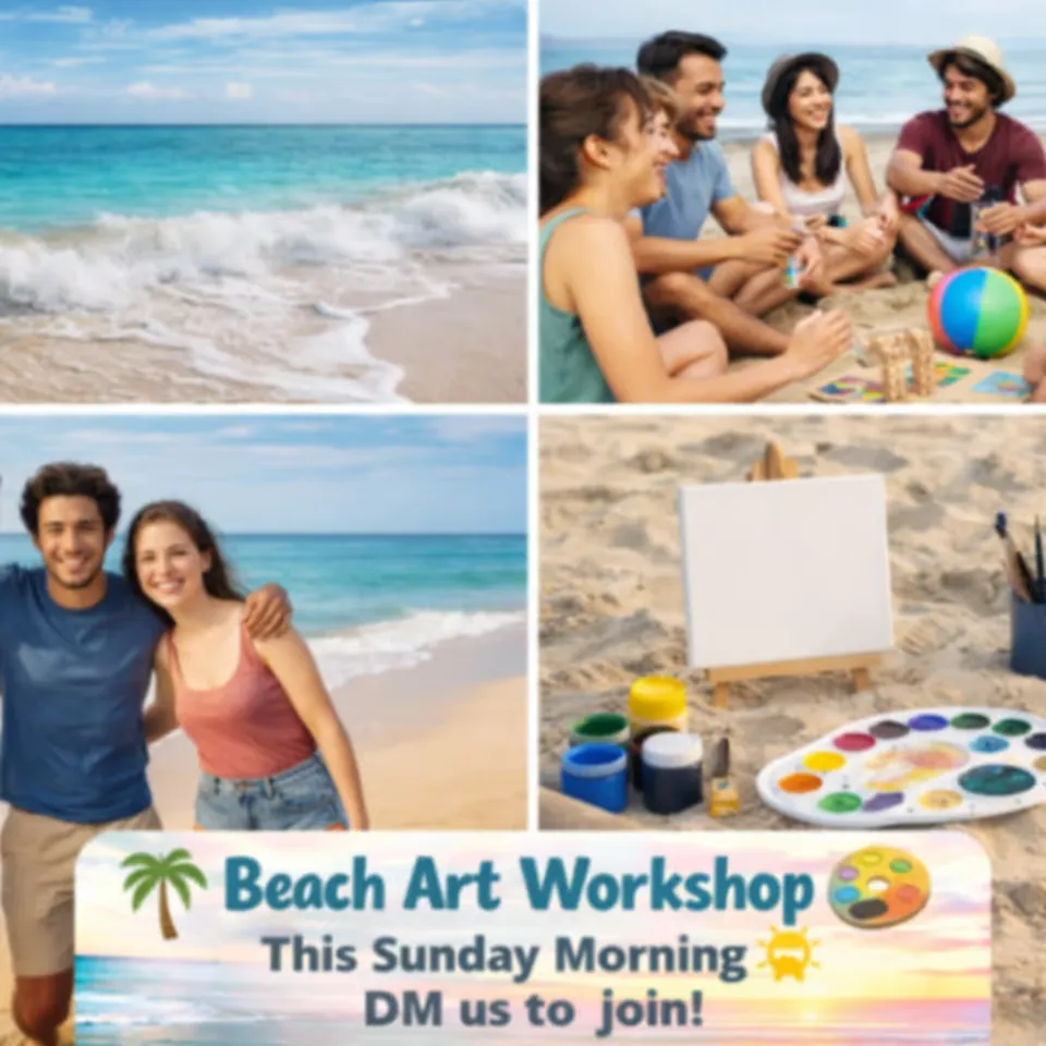 Beach Art Workshop
