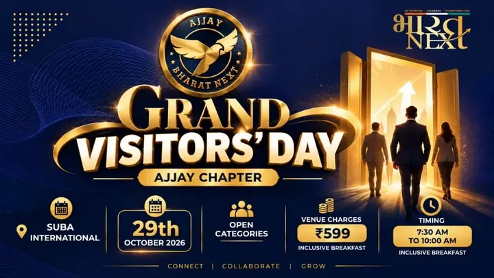 BharatNext Ajjay Grand Visitors Day poster