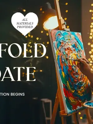 Blindfold Art Date poster