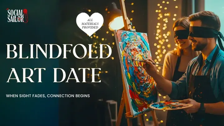 Blindfold Art Date poster