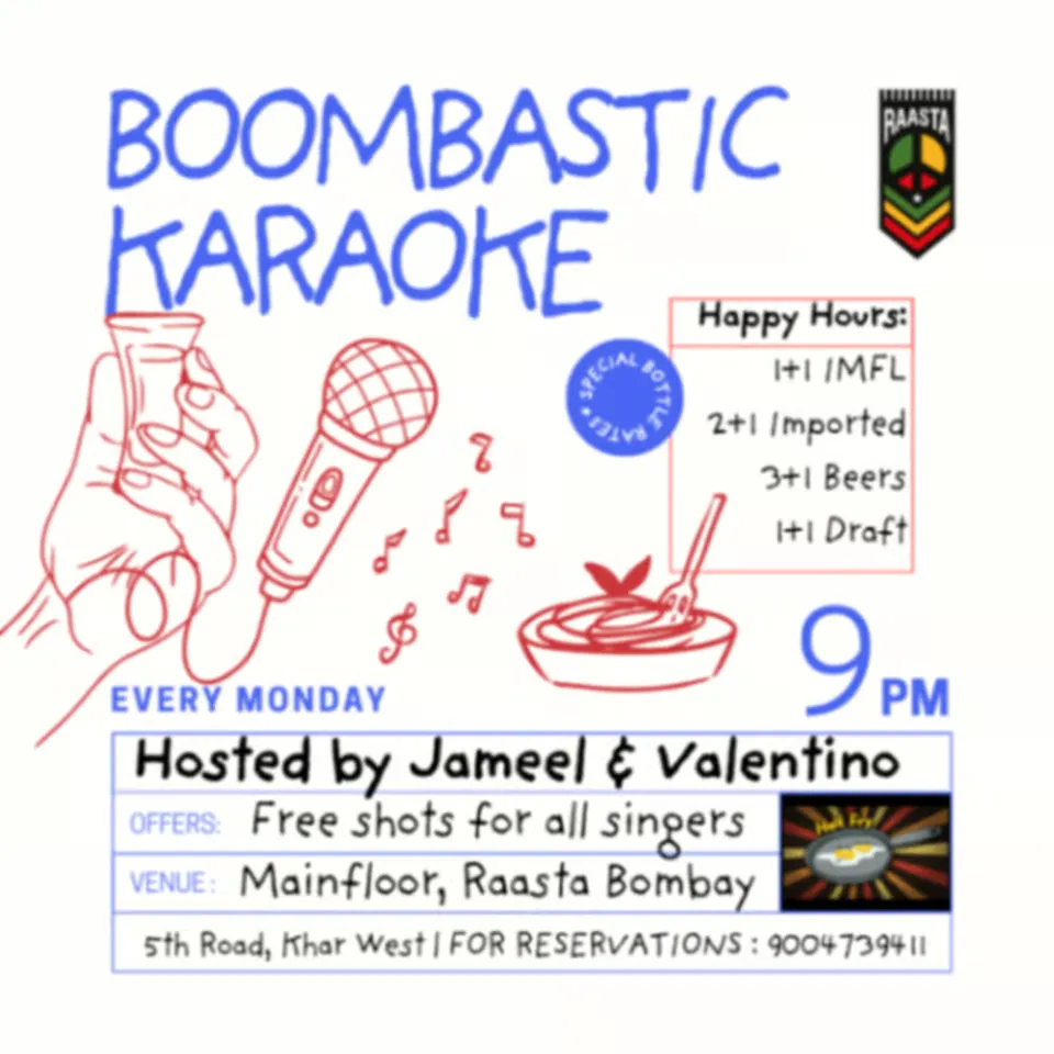 Boombastic Karaoke with Halffry Karaoke poster