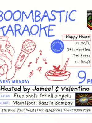 Boombastic Karaoke with Halffry Karaoke poster
