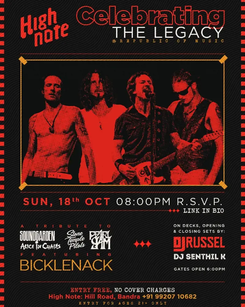 Celebrating The Legacy - A Grunge Night Feat. Bicklenack