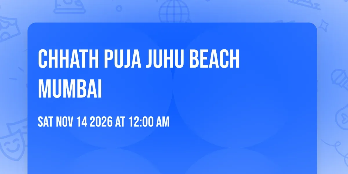 Chhath Puja at Juhu Beach