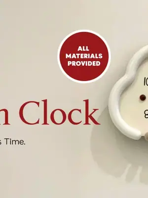 Clay Charm Clock poster