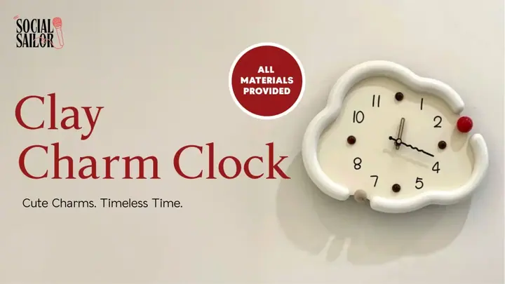 Clay Charm Clock poster