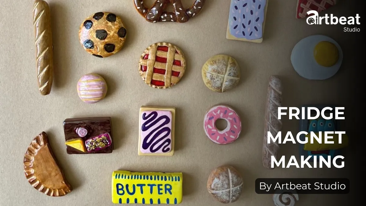 Clay Fridge Magnet Making