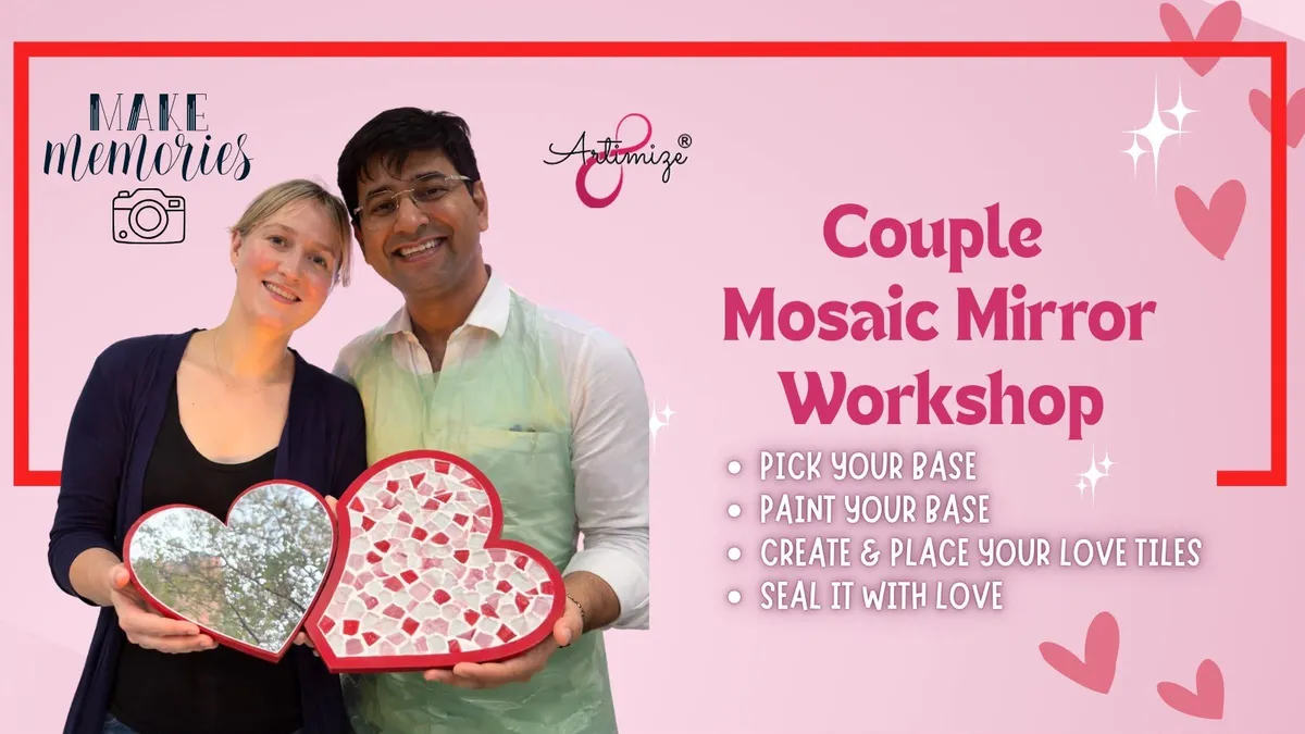 Couple Mosaic Mirror Workshop