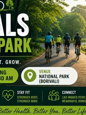 Cycle, Connect & Grow – Sanjay Gandhi National Park poster