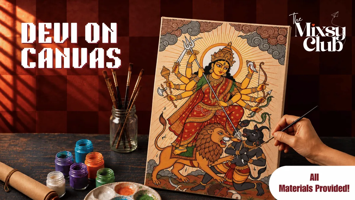 Devi On Canvas
