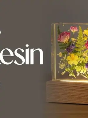 DIY Resin Lamp poster
