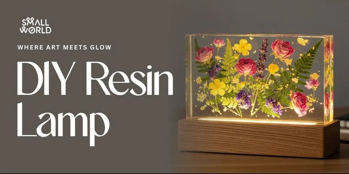 DIY Resin Lamp Art