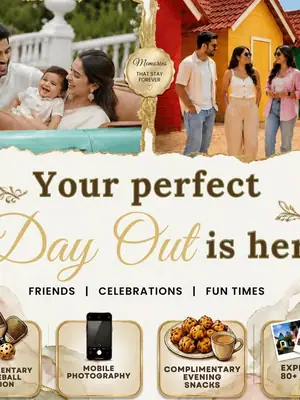 Family & Friends Day Out — 80+ Film Sets, Games & Food (4 Hours) poster