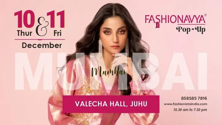 Fashionavya Pop Up Exhibition poster