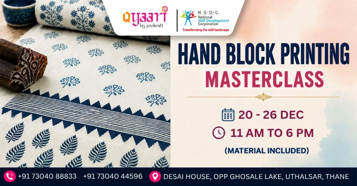 Hand Block Printing Masterclass