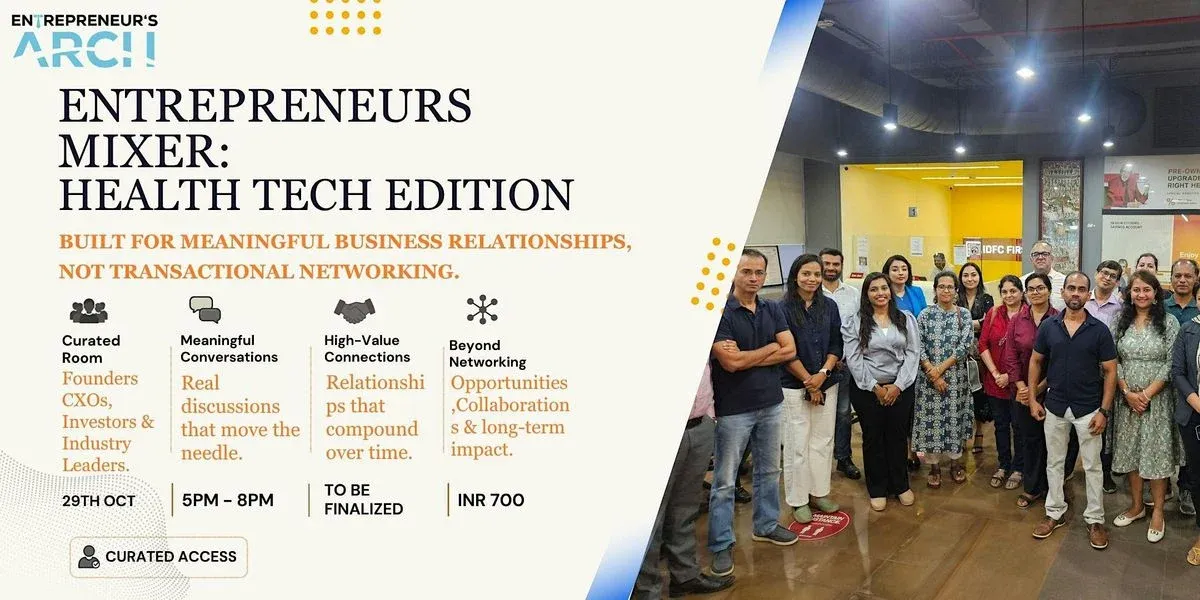 HealthTech Founder's Mixer (Mumbai)