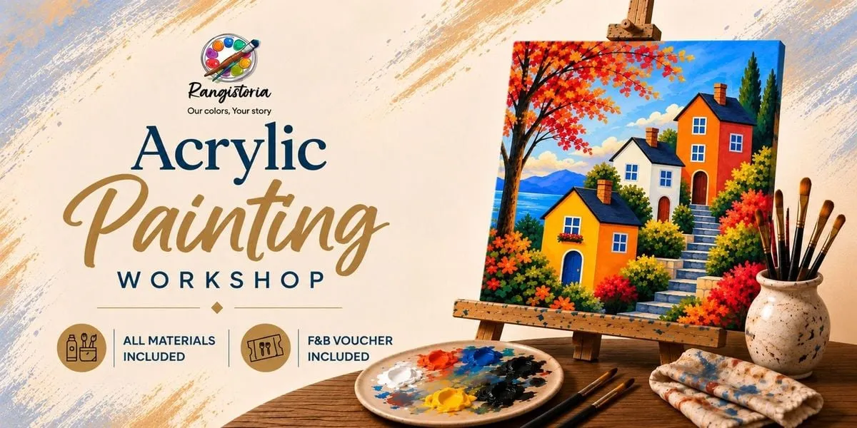 Hillside Village - Acrylic Painting Workshop