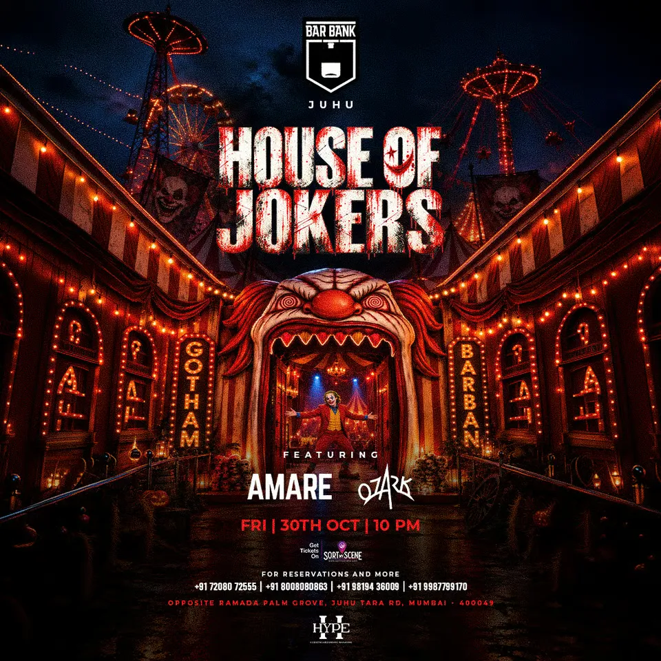 House of Jokers (Bar Bank's Official Halloween Party) ft. Amare poster