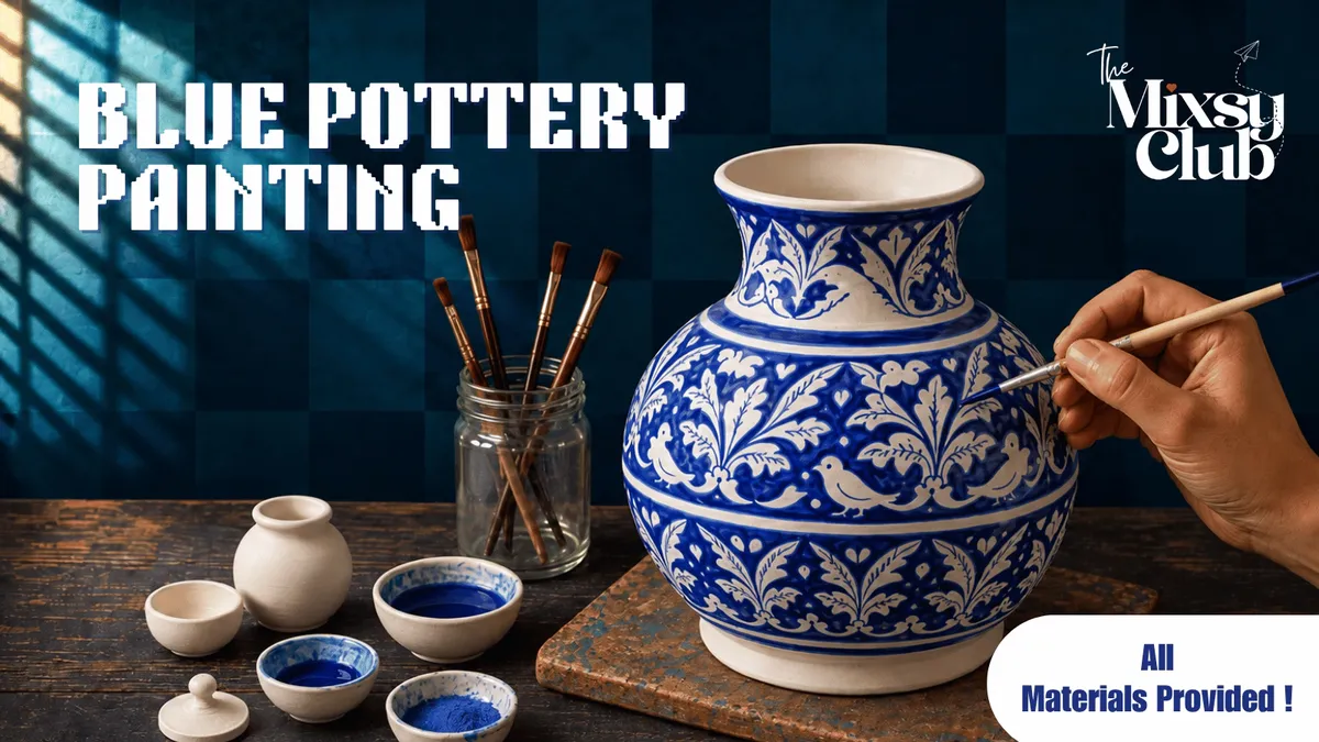 Jaipur Blue Pottery Painting