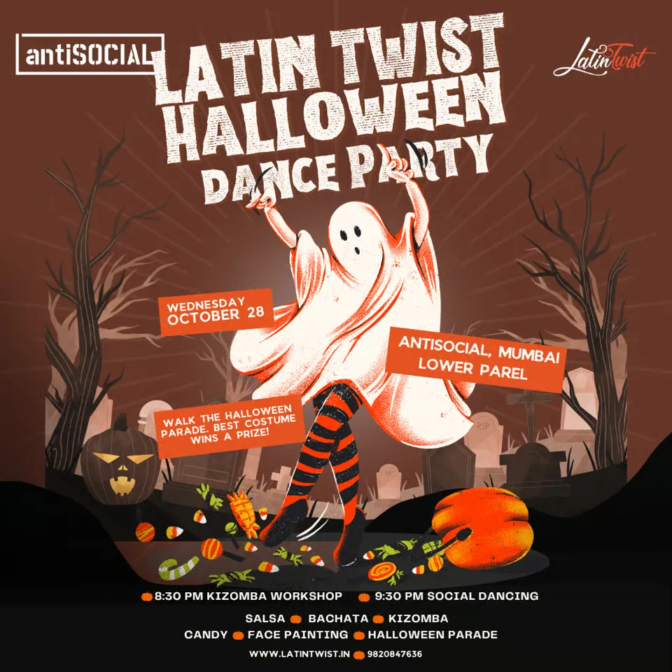 Latin Twist Halloween Night – Salsa, Bachata & Kizomba in Mumbai