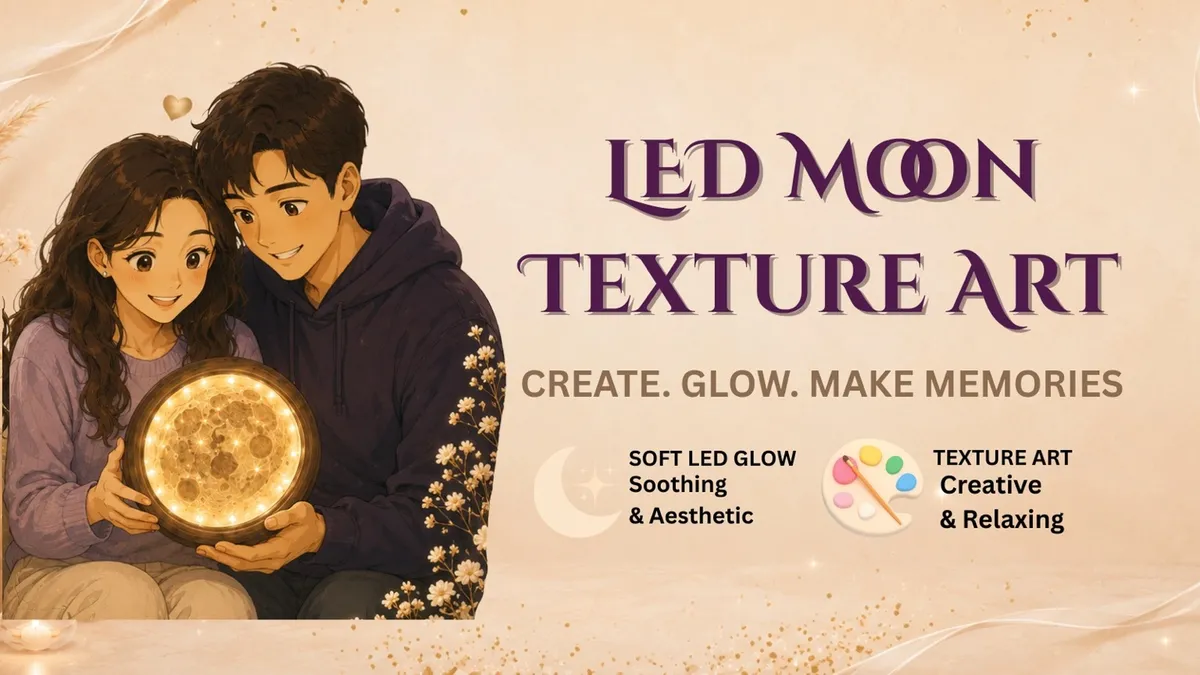 LED Moon Texture Art Workshop