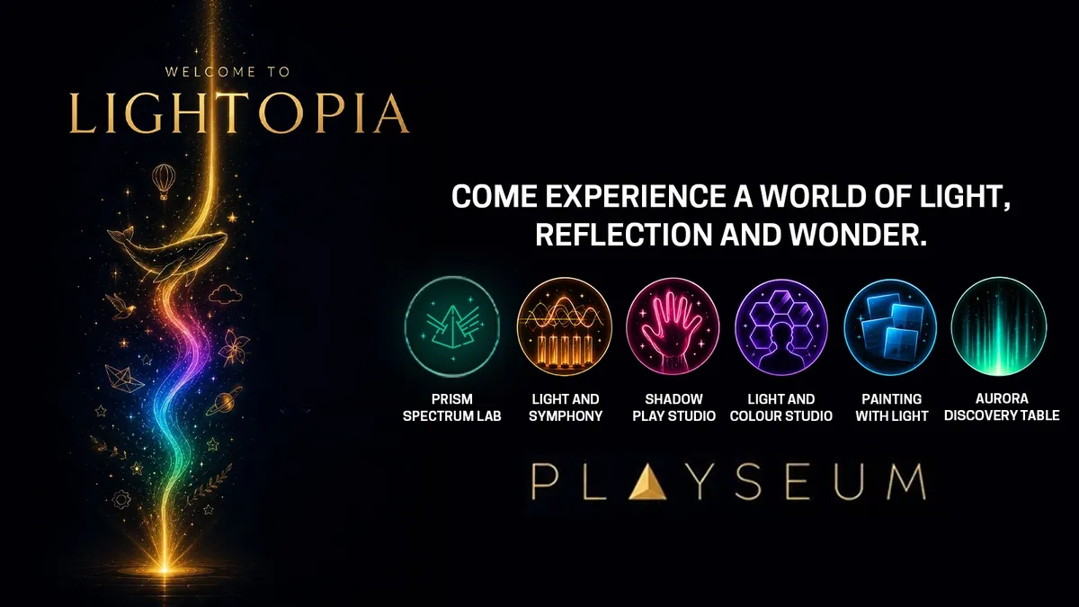 Lightopia at Playseum