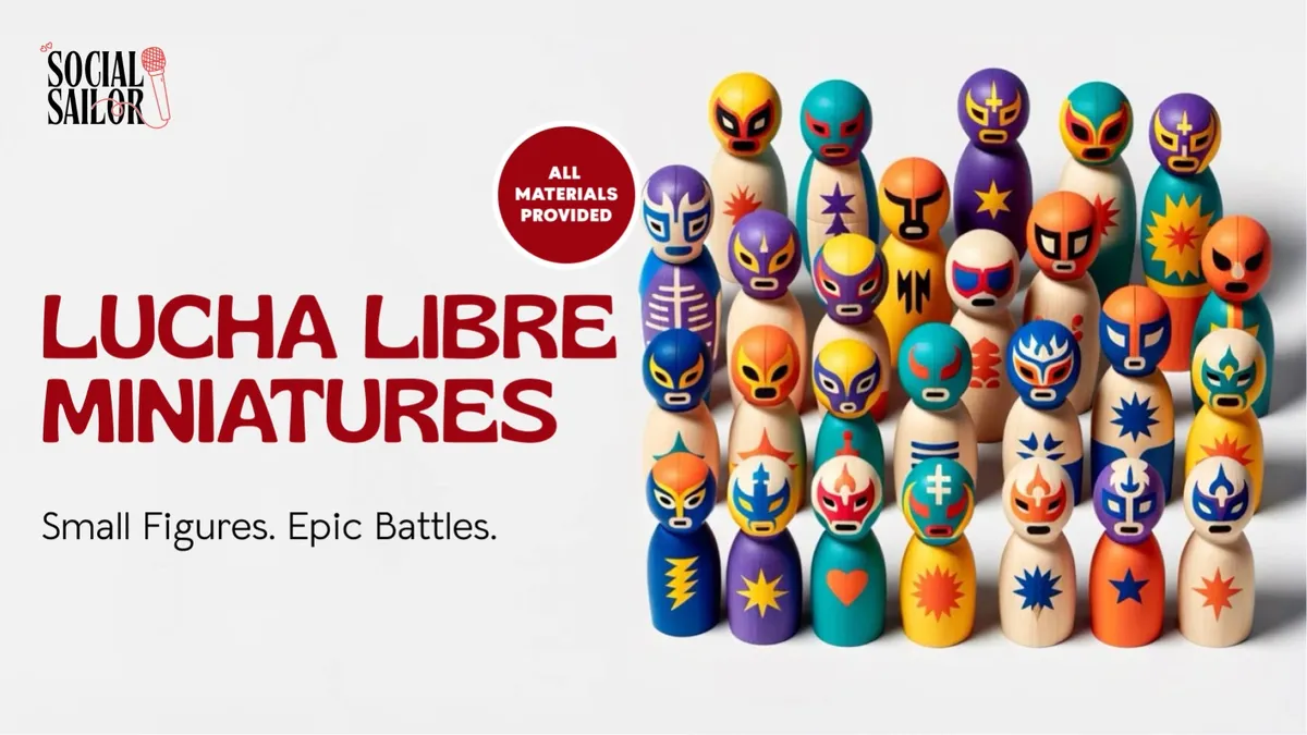 Lucha Libre Clay Miniatures