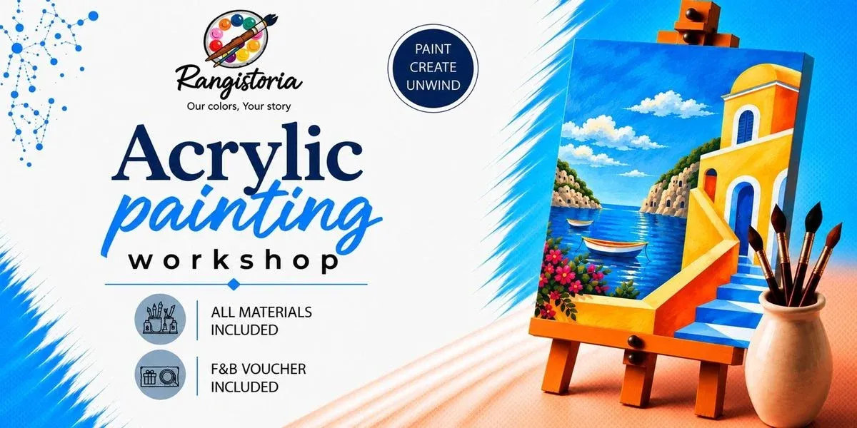 Mediterranean Village - Acrylic Painting Workshop