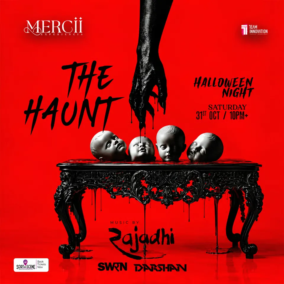 Mercii Presents The Haunt (Halloween Night) ft: Rajadhi