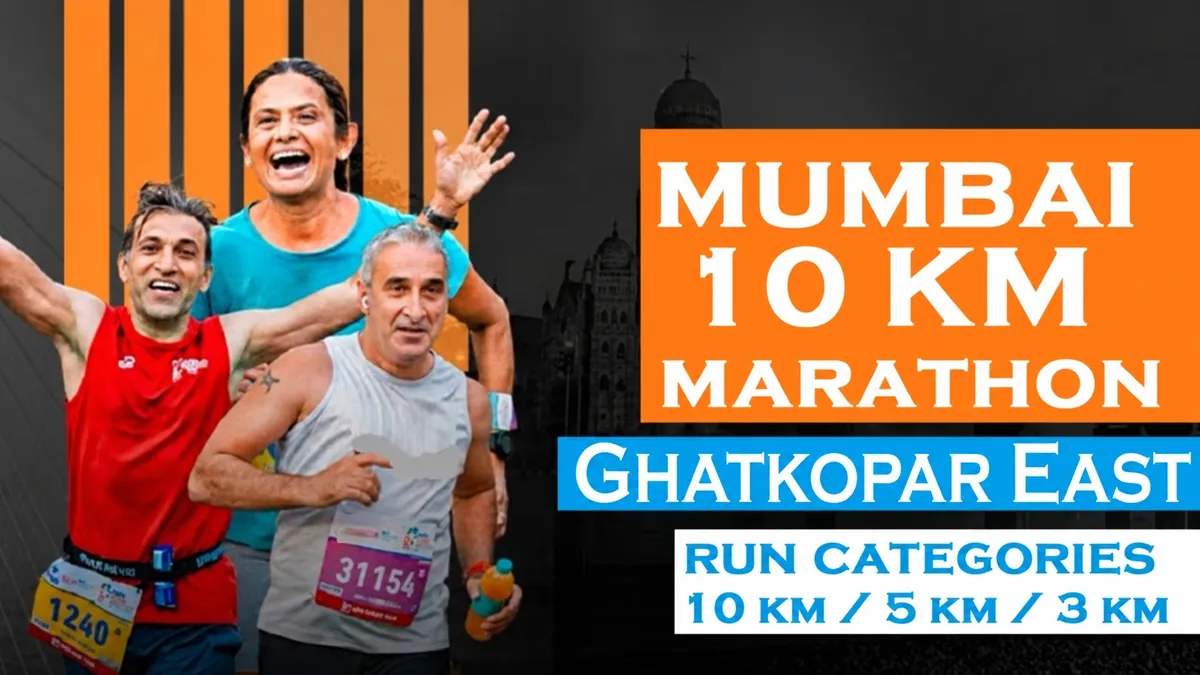 Mumbai 10 KM Run - Ghatkopar East