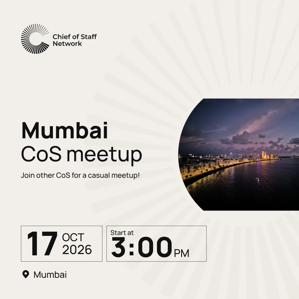 Mumbai Chief of Staff Meetup
