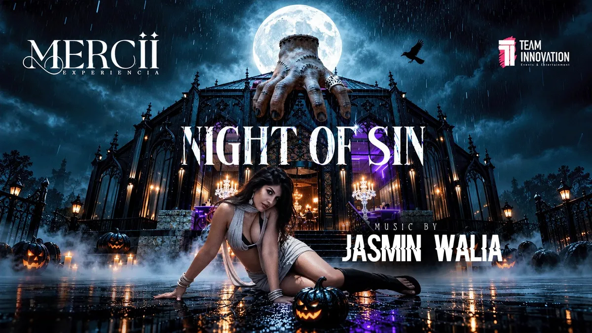 Night of Sin ft. Jasmin Walia at Mercii
