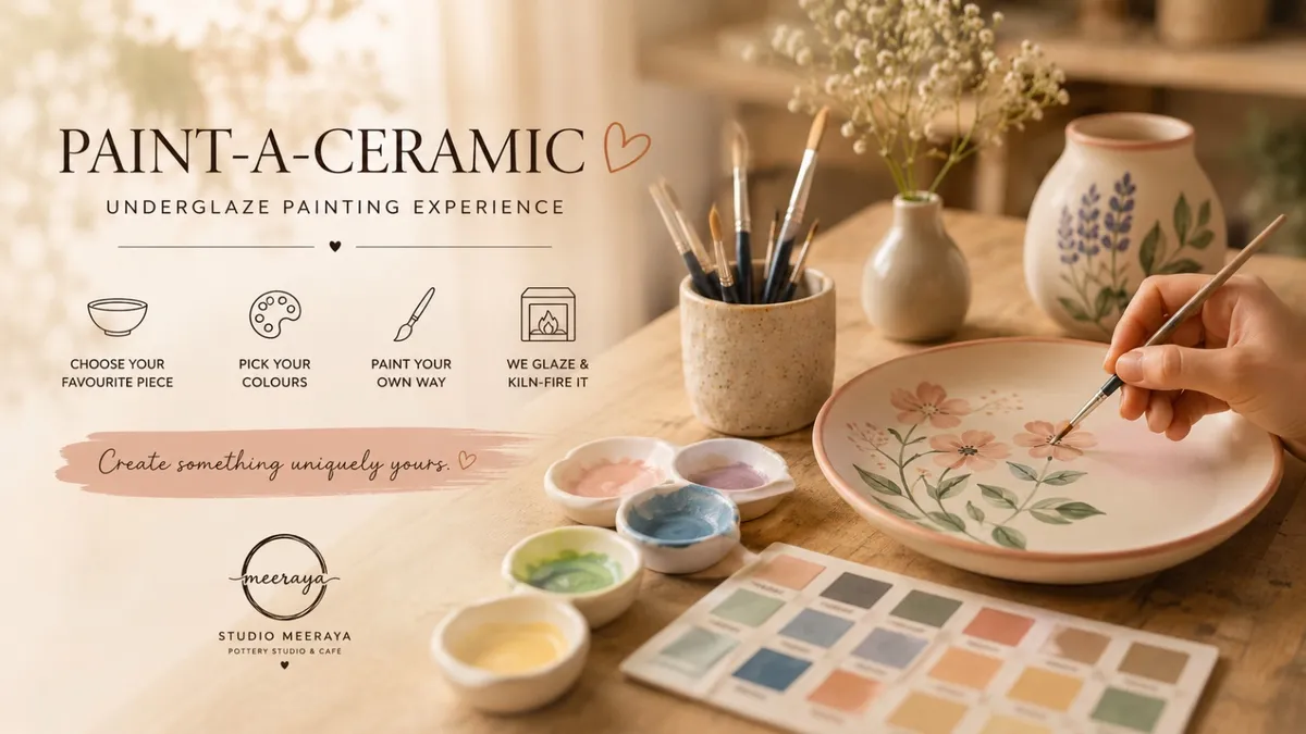 Paint-a-Ceramic | Underglaze Painting Experience