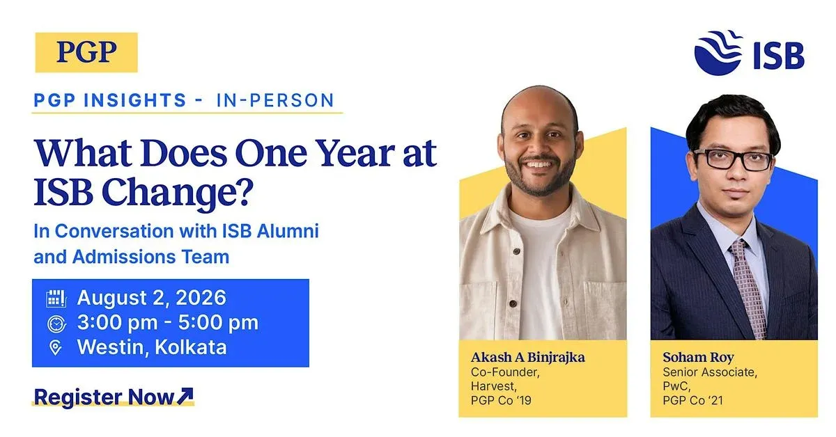PGP Insights: Meet ISB Alumni and the Admissions Team