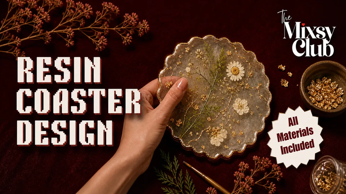 Resin Art Workshop – Coaster