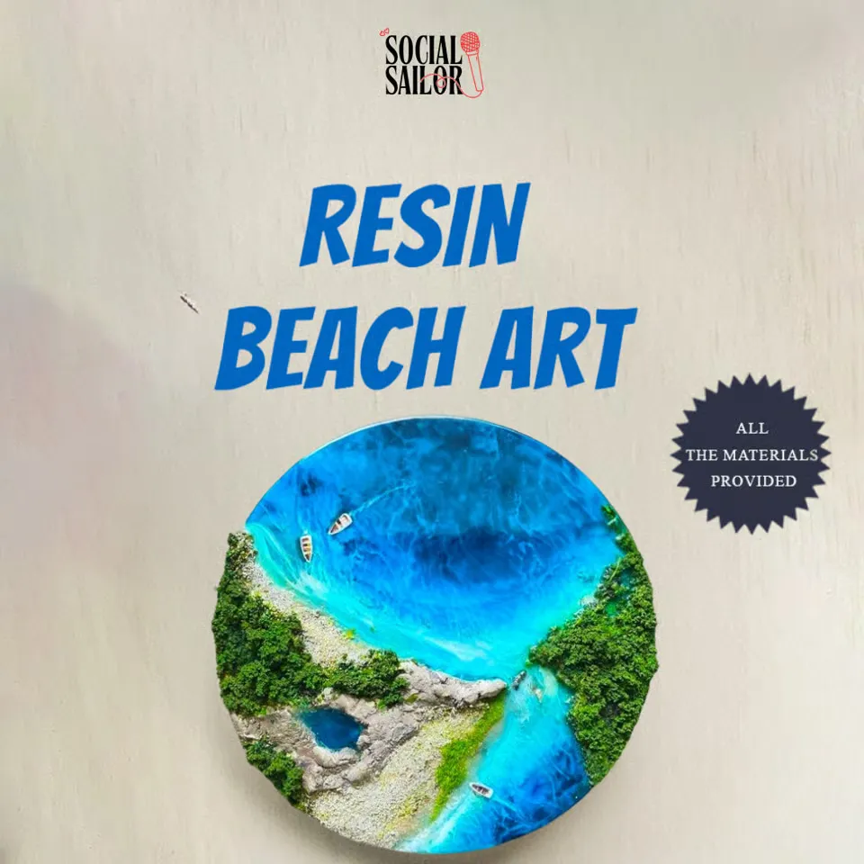 Resin Beach Art