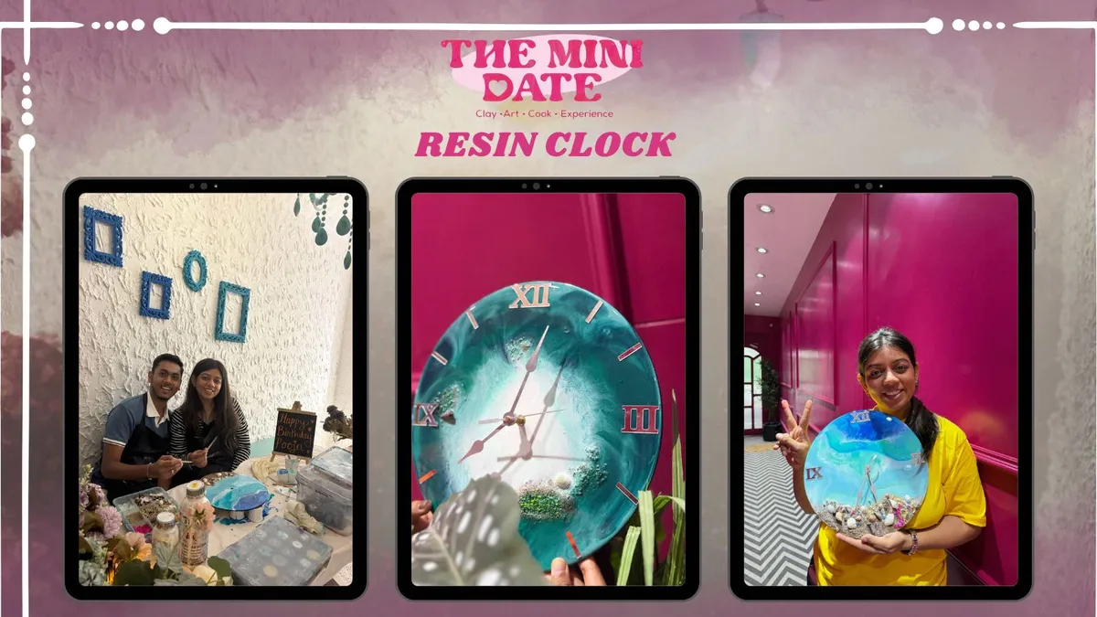 Resin Clock Date - The Mini Date