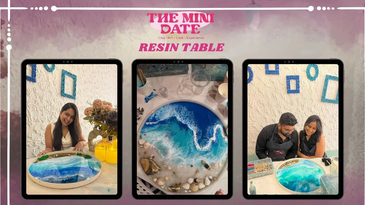 Resin Table Date - The Mini Date