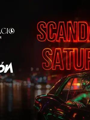 Scandalous Saturday poster