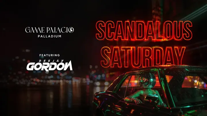 Scandalous Saturday poster