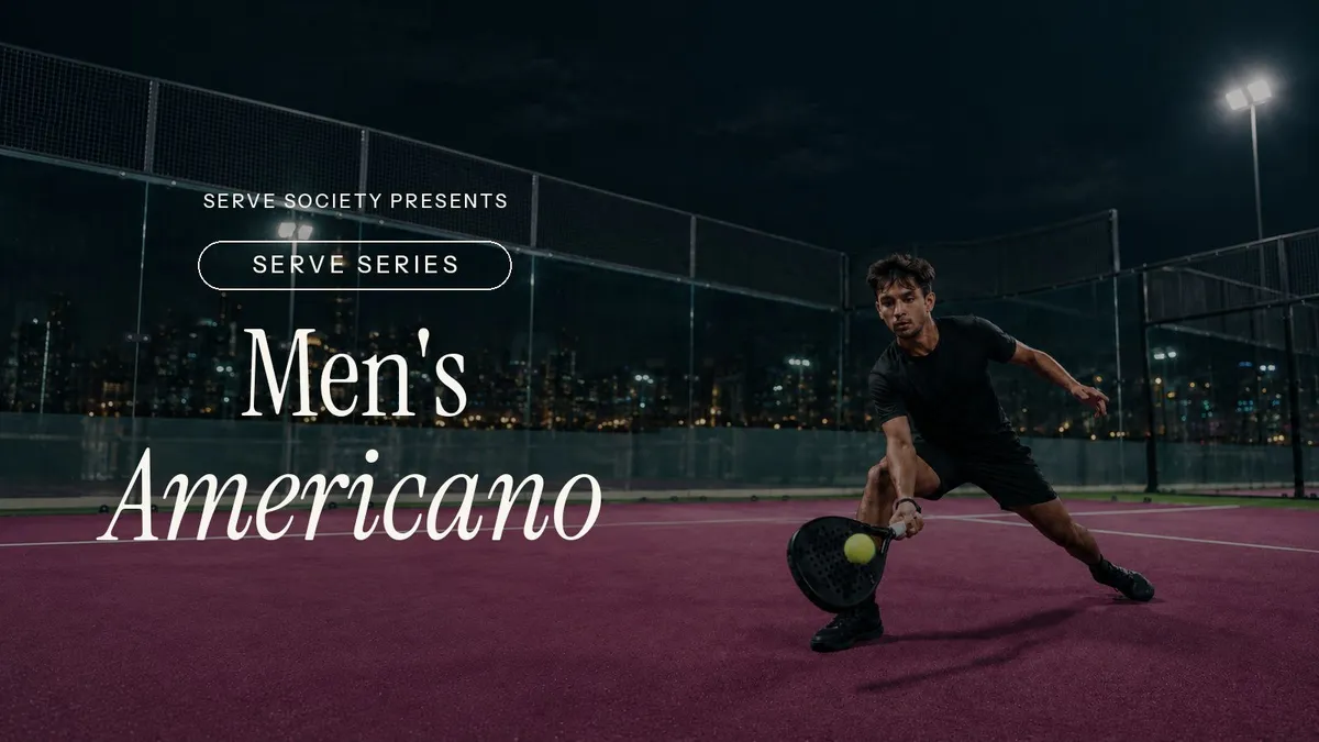 Serve Series: Men's Americano